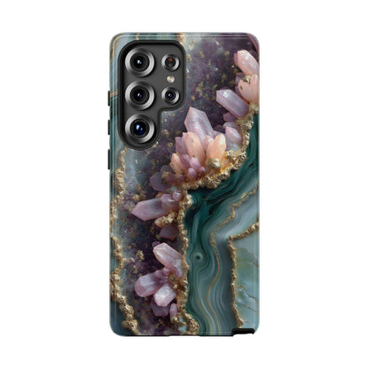 Green Gemstone Marble Purple Lilac