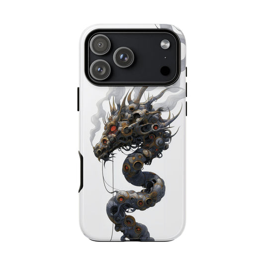 Mechanical Dragon Gears Smoke Artwork