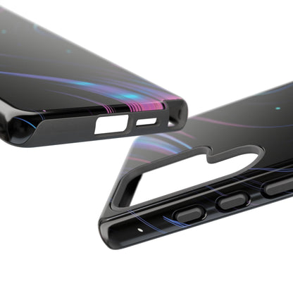 Sleek Iridescent Wave Black