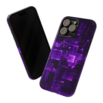 Violet Void Digital Pulse Pattern