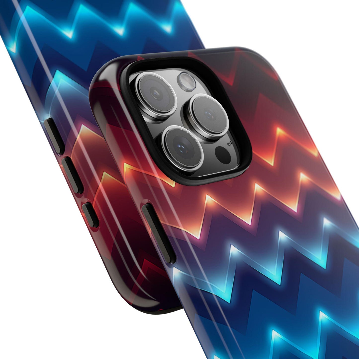 Radiant Chevron Red Blue Zig Zag