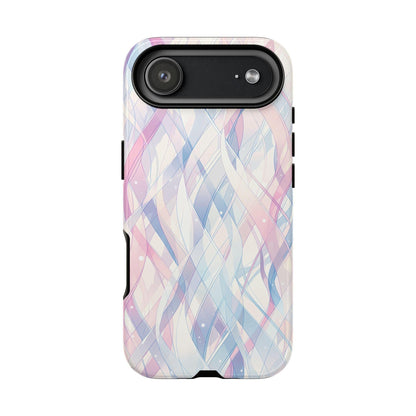 Pastel Waves Purple Pink Abstract