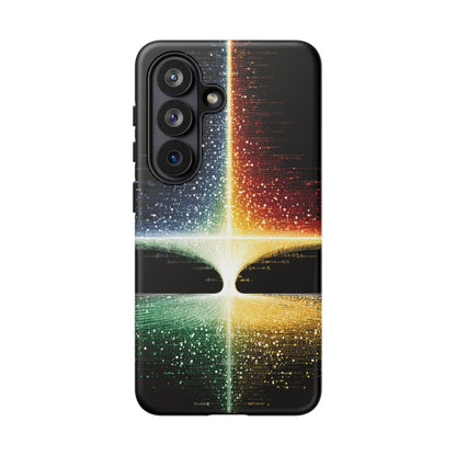 Fractured Code Vortex Light Burst