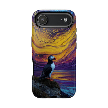Atlantic Puffin Bird Abstract Sky