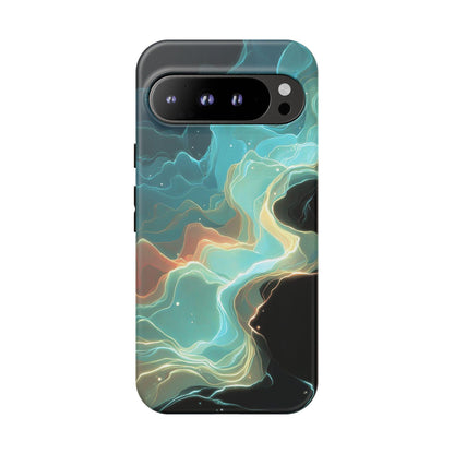 Celestial Aurora Fluid Swirls