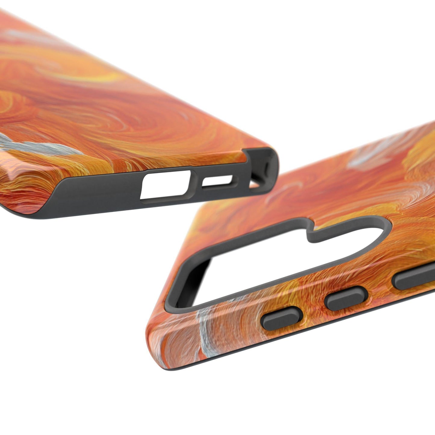 Solar Citrus Swirl Flames