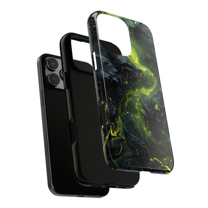 Dark Liquid Neon Green Hydro Dip