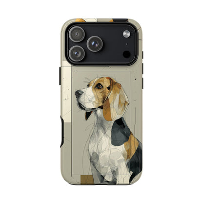 Beagle Dog Line Artwork