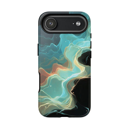 Celestial Aurora Fluid Swirls