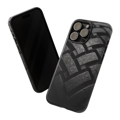 Tire Black Gray Tread
