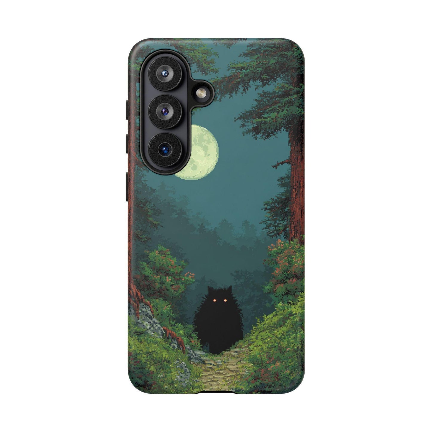 Forest Shadow Guardian 8-Bit Art