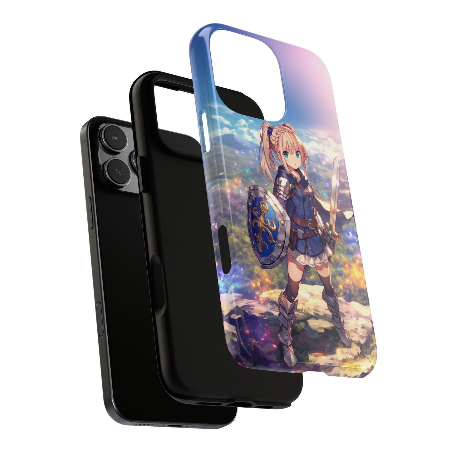 Anime Girl Warrior Sword Shield