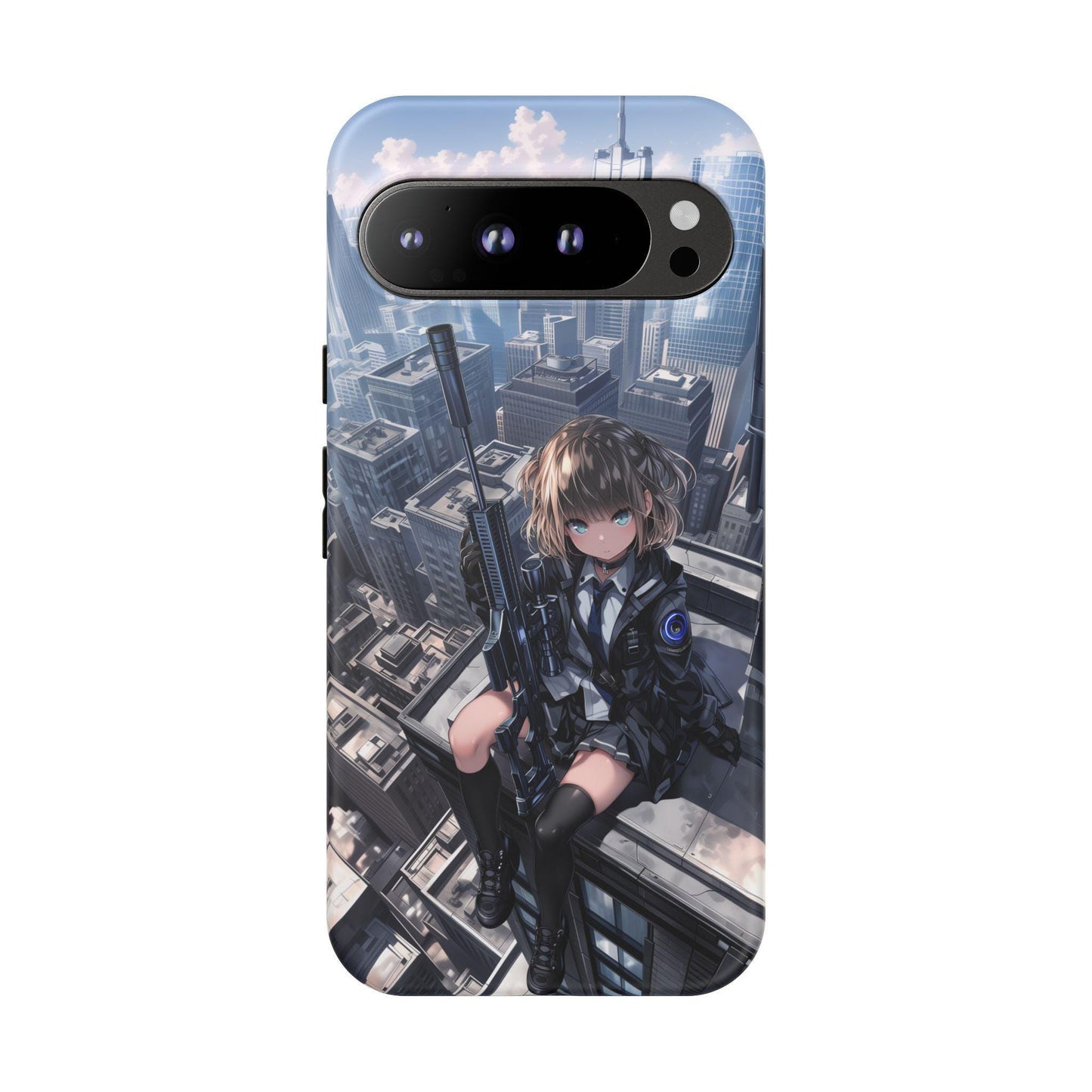 Sniper Rifle Girl Anime Artwork