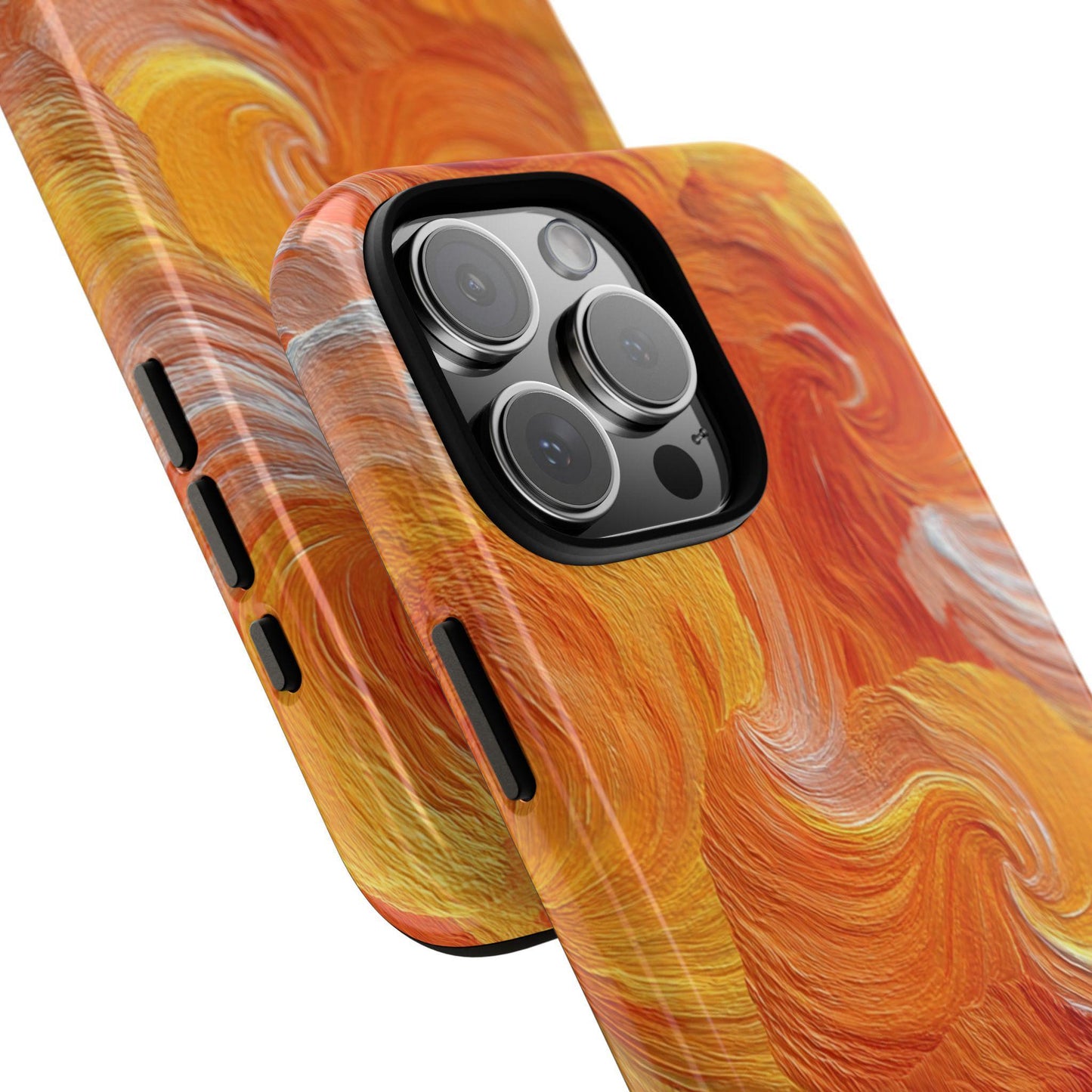 Solar Citrus Swirl Flames