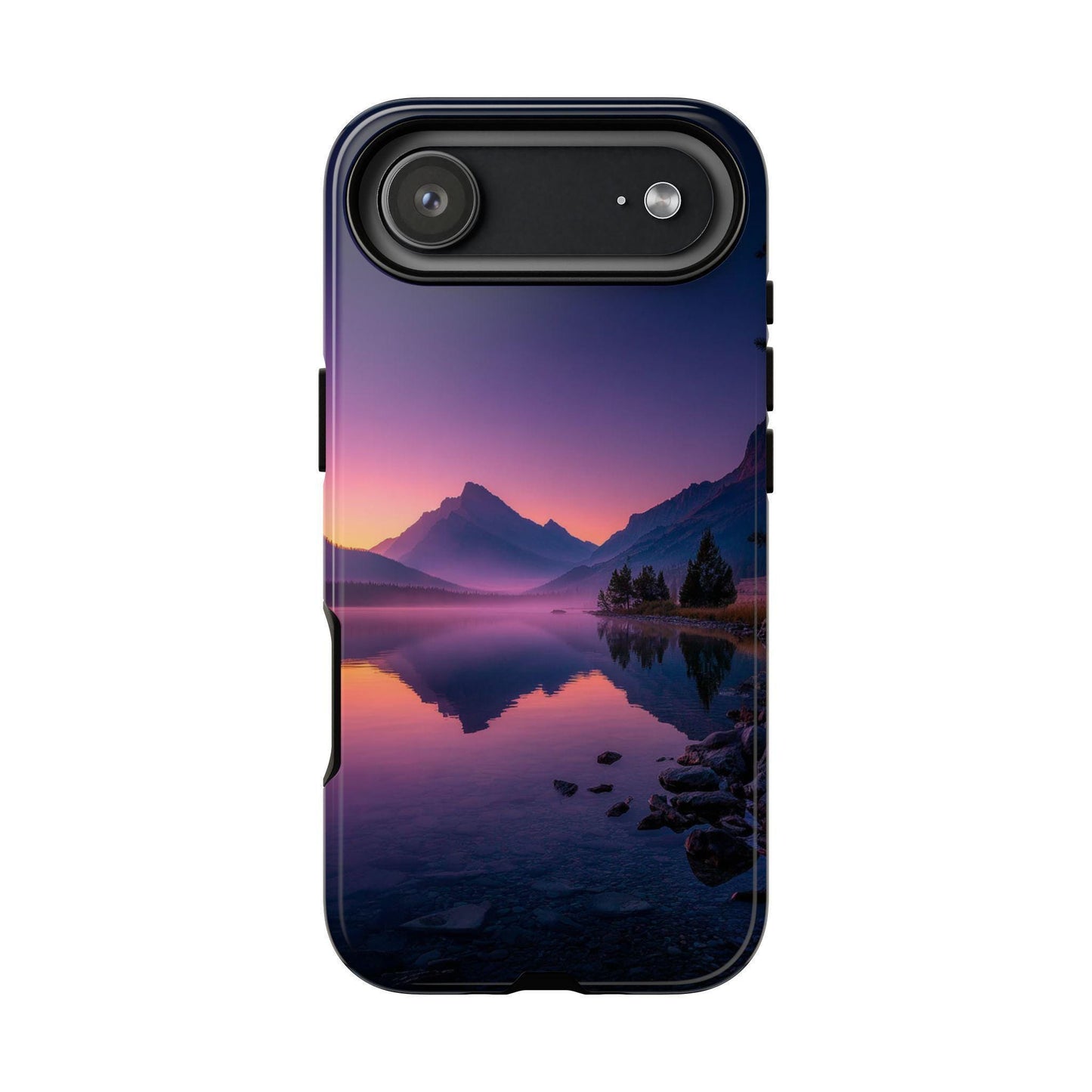Lavender Sunrise Mountain Lake