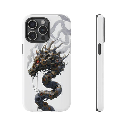 Mechanical Dragon Gears Smoke Artwork