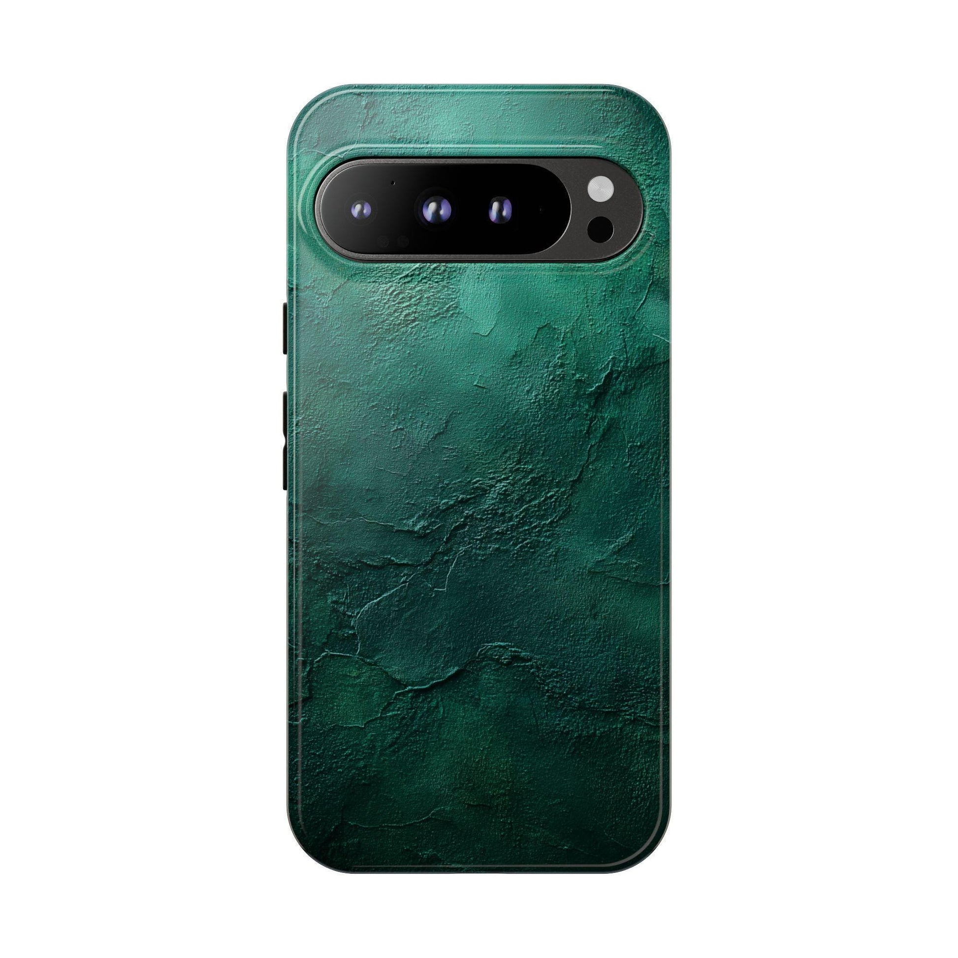 The image is an advertisement for a "Tough Case" for an iPhone, highlighting its durability and top-rated quality.
