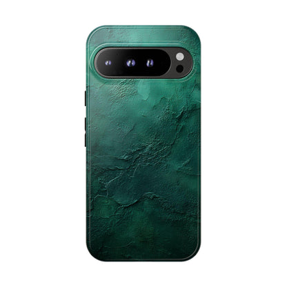 The image is an advertisement for a "Tough Case" for an iPhone, highlighting its durability and top-rated quality.