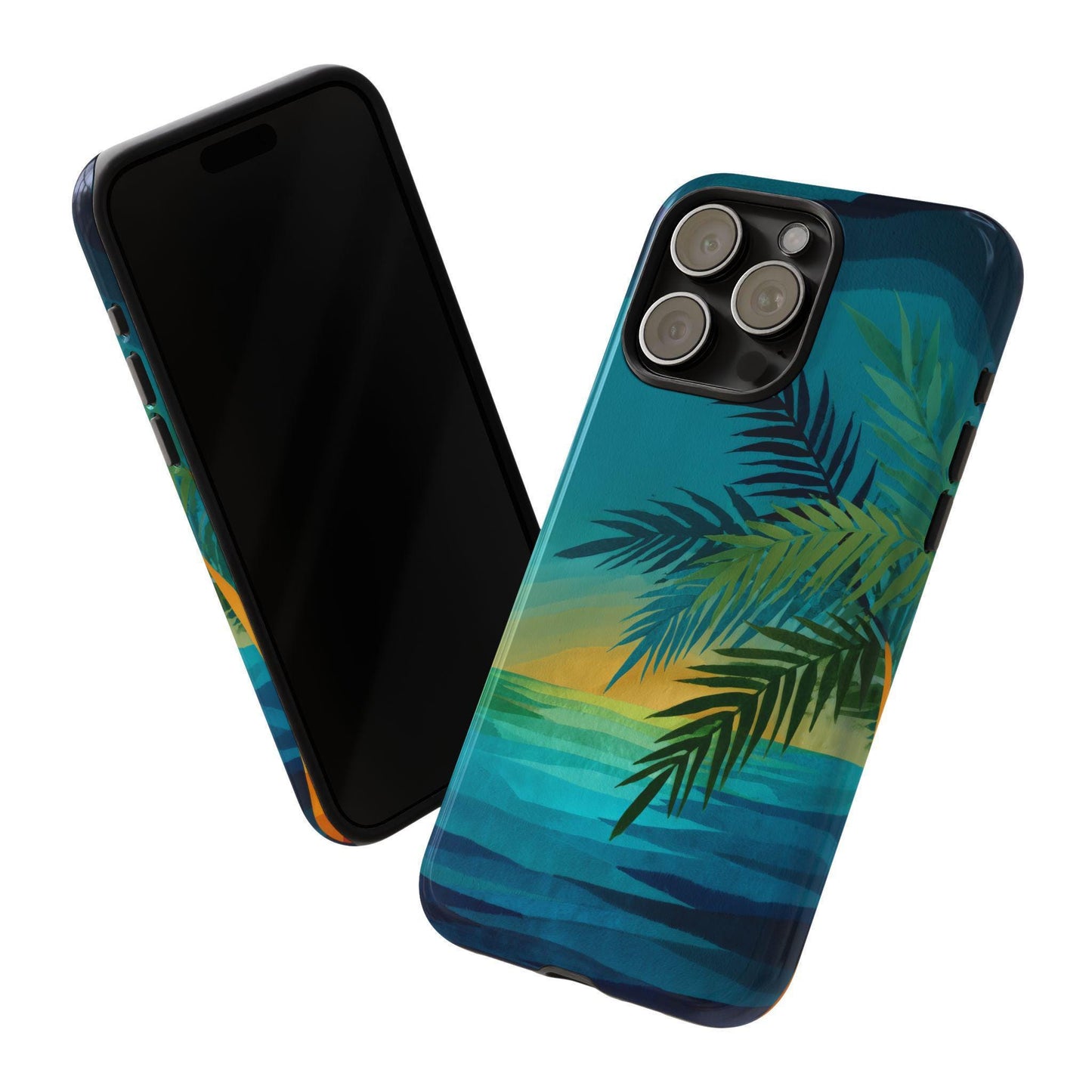Palm Tree Pastel Gradient Beach