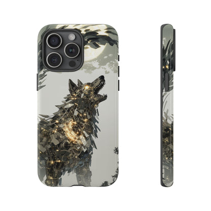 Mech Wolf Gold Steel Armor