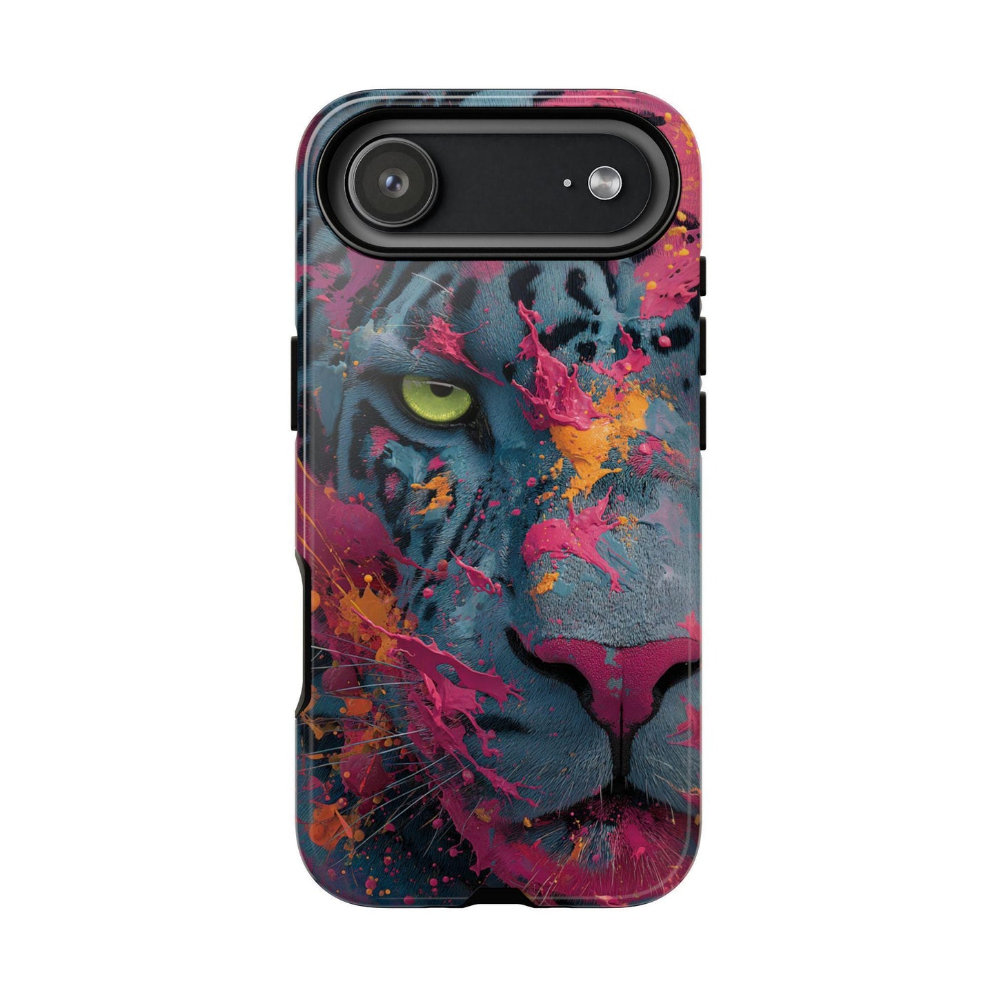 Jaguar Electric Pink Teal Splash