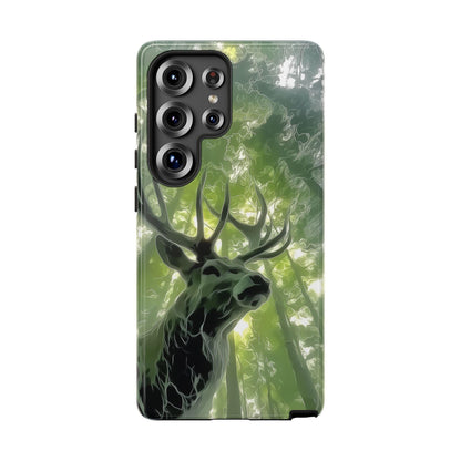 Stag Deer Green Forest