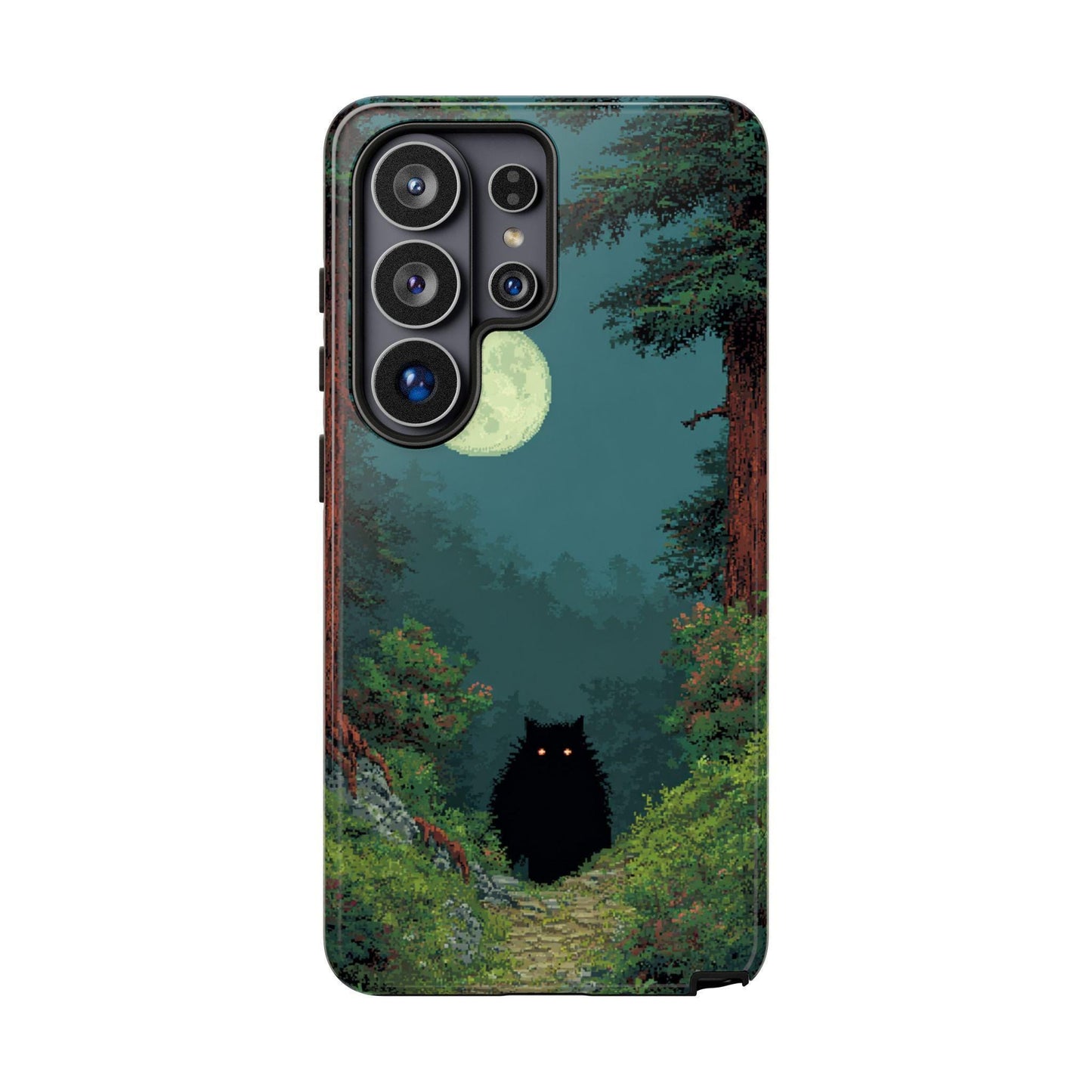 Forest Shadow Guardian 8-Bit Art