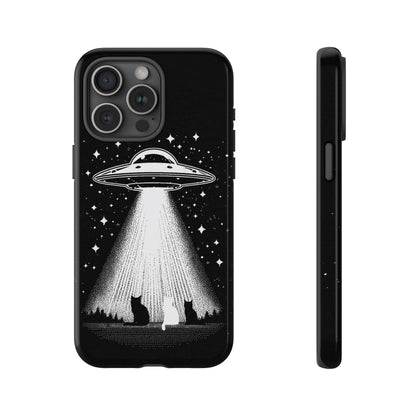 UFO Spaceship Cat Abduction