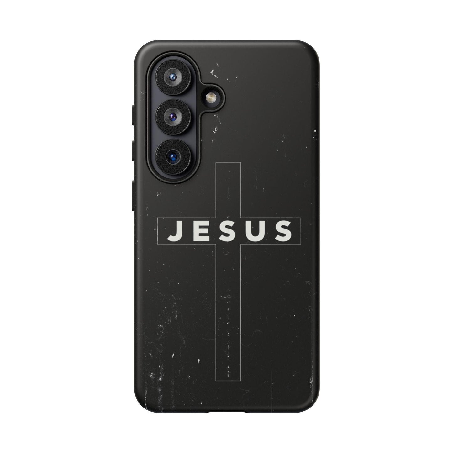 Jesus Cross Minimalist Black