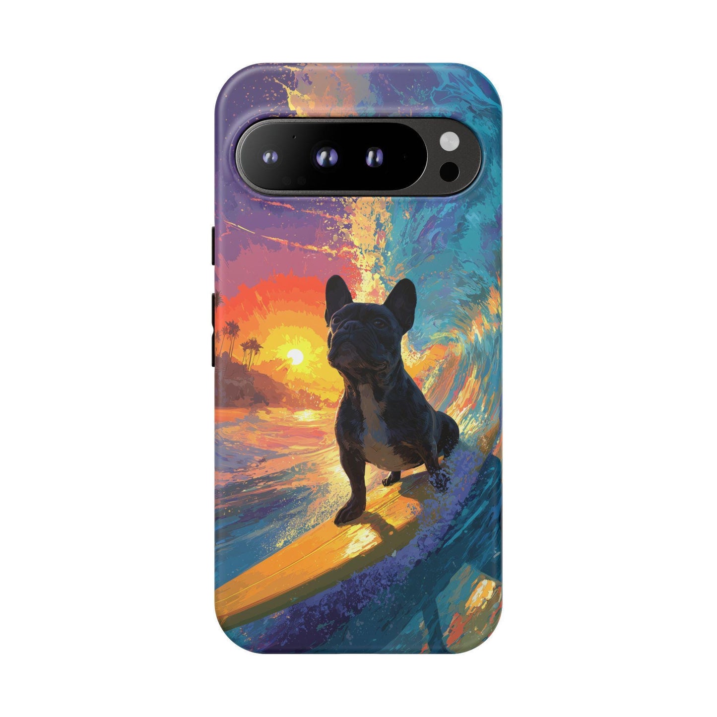 French Bulldog Surf Wave Beach Dog