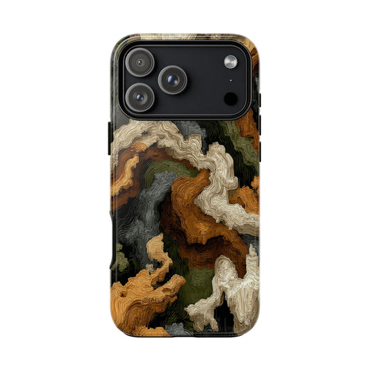 Earth Topography Camo Green Brown