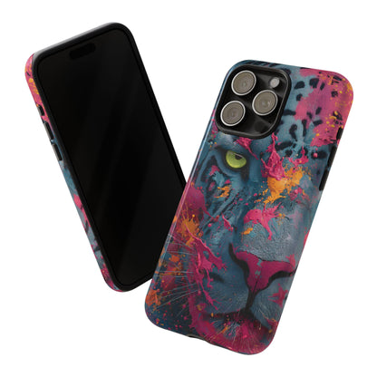 Jaguar Electric Pink Teal Splash