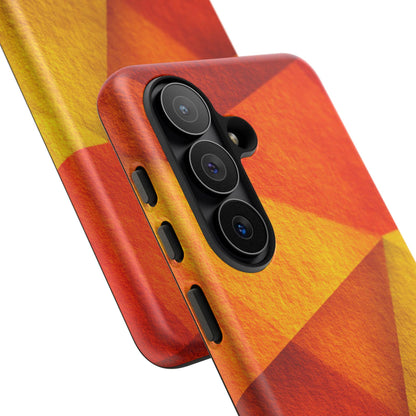 Orange Geometric Amber Sunset