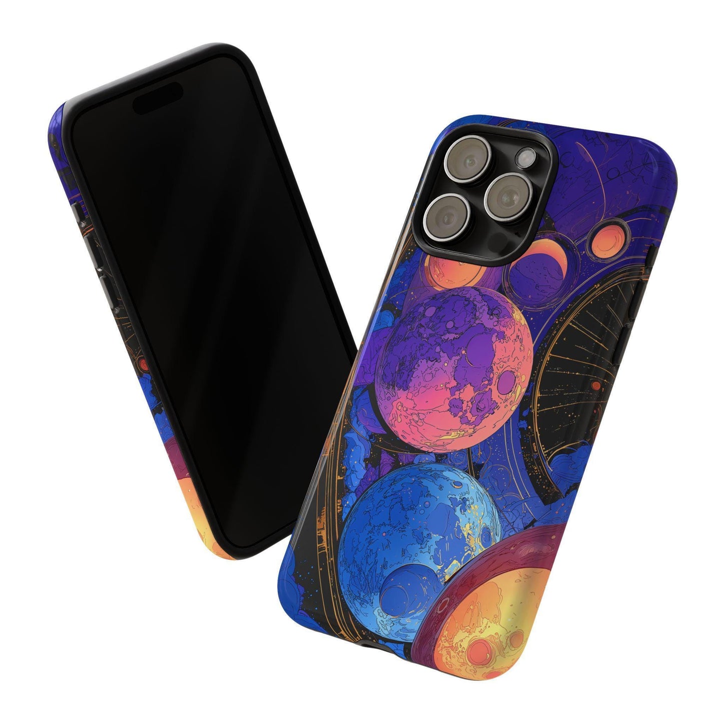 Celestial Abstract Moon Phases