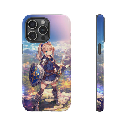 Anime Girl Warrior Sword Shield