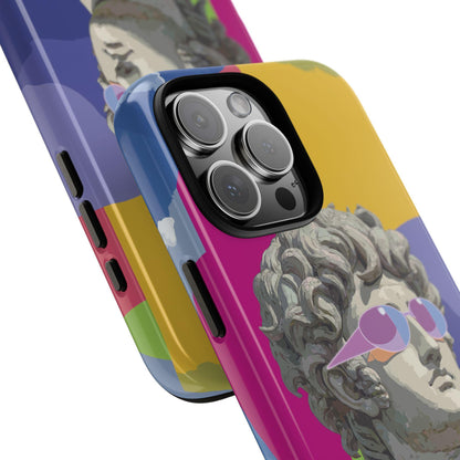 Surreal Marble Statue Neon Sunglasses