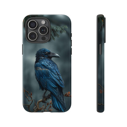 Raven Blue Black Feathers Bird