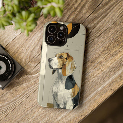 Beagle Dog Line Artwork