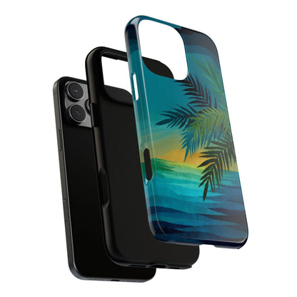 Palm Tree Pastel Gradient Beach