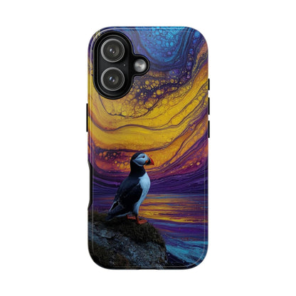 Atlantic Puffin Bird Abstract Sky