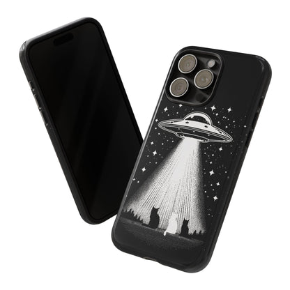 UFO Spaceship Cat Abduction