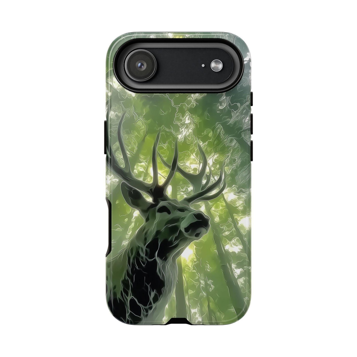 Stag Deer Green Forest