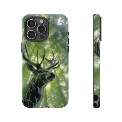 Stag Deer Green Forest