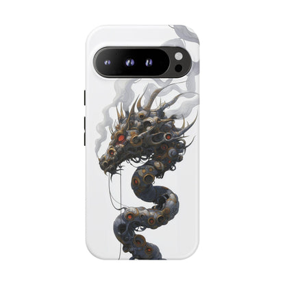 Mechanical Dragon Gears Smoke Artwork