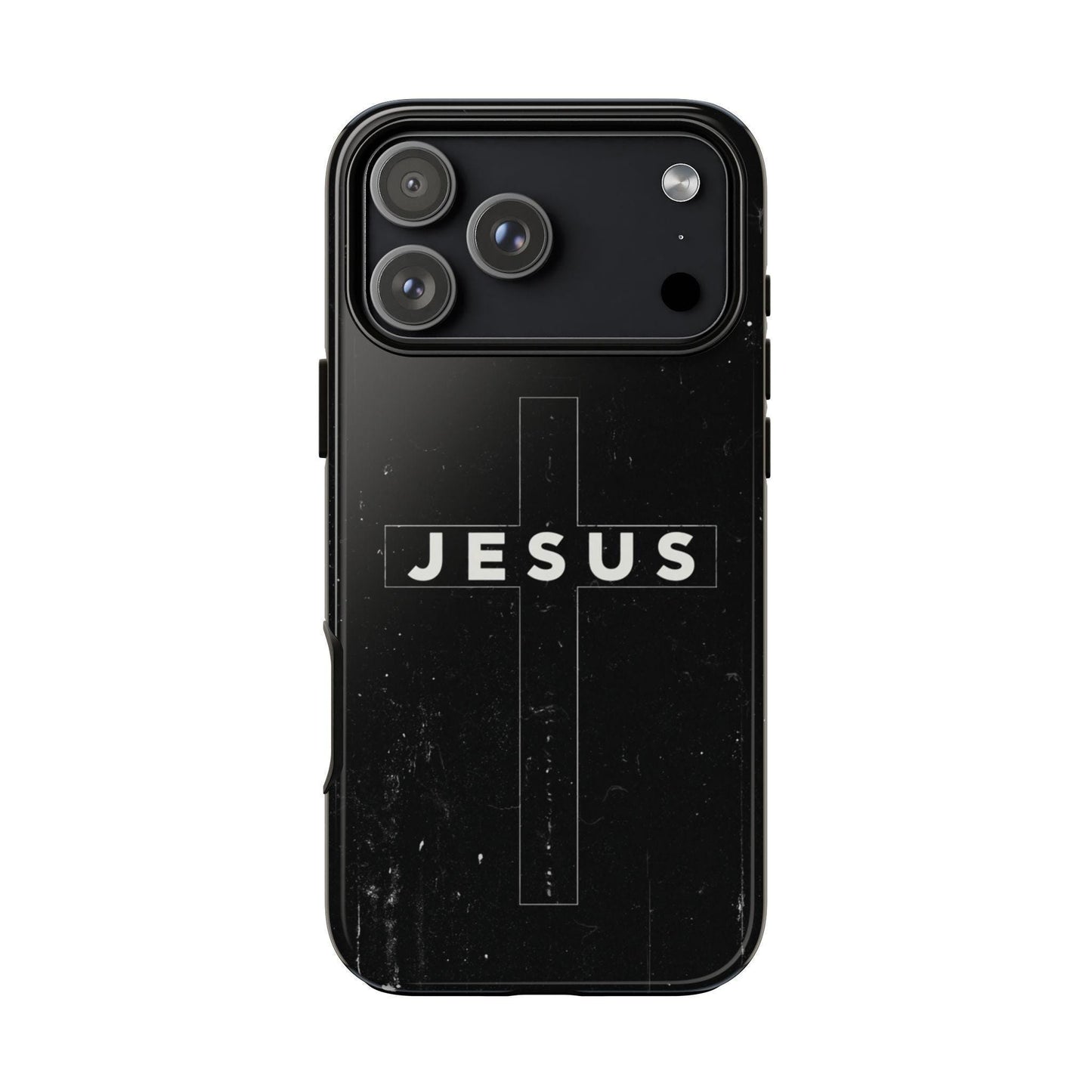 Jesus Cross Minimalist Black