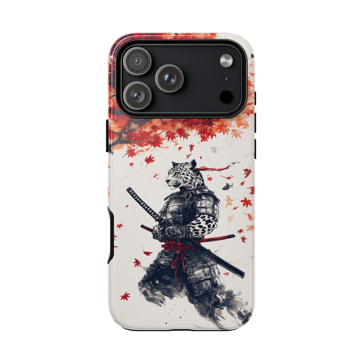 Leopard Samurai Maple Leaves