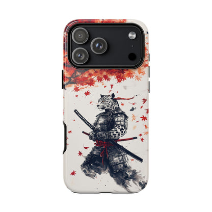 Leopard Samurai Maple Leaves