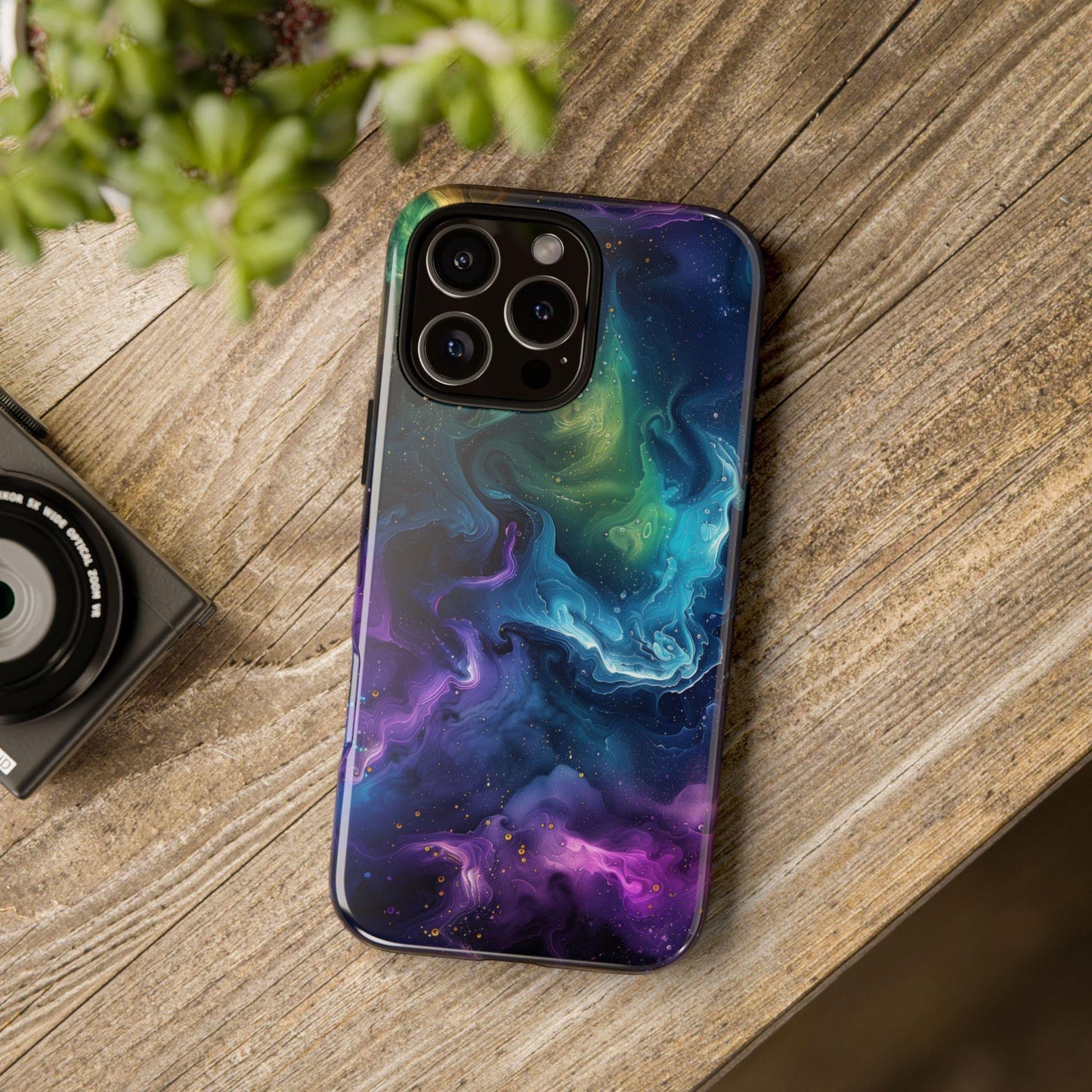 Neon Hydro Dip Blue Purple Wave
