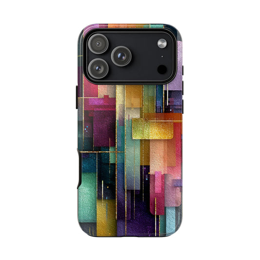 Digital Collage Jewel Brushstrokes