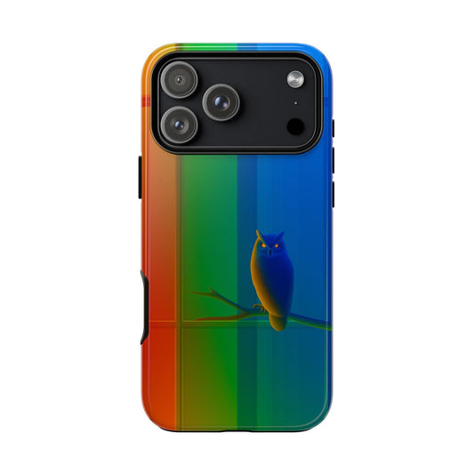 Owl Colorful Geometric Panels